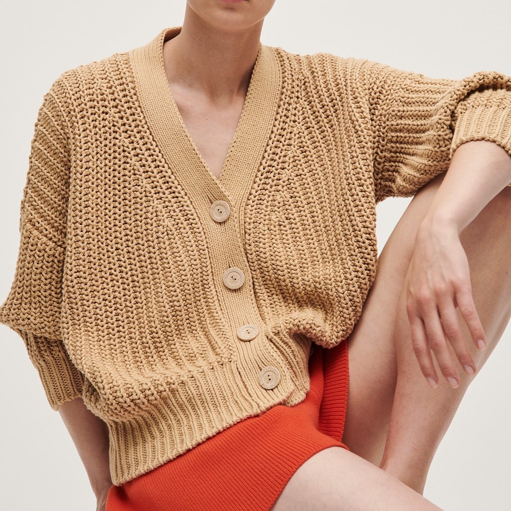 Babaa Cardigan No 18 in Clay Pot